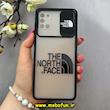 قاب گوشی Galaxy A31 سامسونگ طرح پشت مات کشویی محافظ لنز دار فانتزی THE NORTH FACE مشکی کد 92684