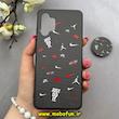 قاب گوشی Galaxy A32 4G سامسونگ فانتزی سوزنی برجسته پاپ سوکت دار طرح نایکی جردن کد 92695