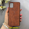 قاب گوشی Galaxy A51 سامسونگ طرح ژله ای چرمی ساده گوزنی قهوه ای کد 92736