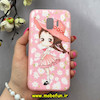قاب گوشی Galaxy J2 Core / J260 سامسونگ طرح ژله ای فانتزی صورتی دخترونه کیوت کد 92816
