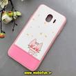 قاب گوشی Galaxy J4 2018 سامسونگ طرح ژله ای فانتزی صورتی گربه کیوت کد 92822