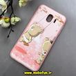 قاب گوشی Galaxy J4 2018 سامسونگ طرح ژله ای فانتزی صورتی خرسی کد 92825