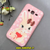 قاب گوشی Galaxy J5 2015 / J500 سامسونگ طرح ژله ای فانتزی صورتی خرگوشی کد 92842