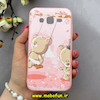 قاب گوشی Galaxy J5 2015 / J500 سامسونگ طرح ژله ای فانتزی صورتی خرسی کیوت کد 92844