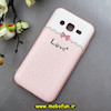 قاب گوشی Galaxy J5 2015 / J500 سامسونگ طرح ژله ای فانتزی صورتی LOVE کد 92845