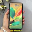 قاب گوشی Galaxy J7 Prime سامسونگ فانتزی طرح دار برگ رنگی کد 92851