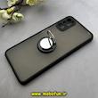 قاب گوشی Poco M3 Pro / Redmi Note 10 5G / Redmi Note 11 SE شیائومی پشت مات هولدر دار انگشتی مگنتی مشکی کد 92885