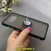 قاب گوشی Poco X3 NFC / Poco X3 Pro شیائومی پشت مات هولدر دار انگشتی مگنتی سرمه ای کد 92906