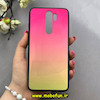 قاب گوشی Redmi Note 8 Pro شیائومی طرح پشت طلق الماسی دور سیلیکونی دورنگ کد 92928