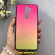 قاب گوشی Redmi Note 8 Pro شیائومی طرح پشت طلق الماسی دور سیلیکونی دورنگ کد 92928