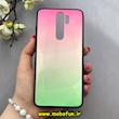 قاب گوشی Redmi Note 8 Pro شیائومی طرح پشت طلق الماسی دور سیلیکونی دورنگ کد 92929