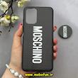 قاب گوشی Redmi Note 10S / Redmi Note 10 4G / Poco M5S شیائومی فانتزی پاپ سوکت دار طرح MOSCHINO کد 92990