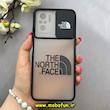 قاب گوشی Redmi Note 10S / Redmi Note 10 4G / Poco M5S شیائومی طرح پشت مات کشویی محافظ لنز دار فانتزی THE NORTH FACE مشکی کد 93001