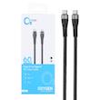 کابل شارژ 1 متری فست Type-C to Type-C برند Oxygen مدل LX-3 رنگ مشکی کد 30458