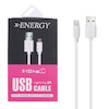 کابل شارژ 1 متری فست USB to Lightning برند X-Energy مدل X-122 رنگ سفید کد 30466