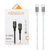 کابل شارژ 1 متری فست Type-C to Type-C برند X-Energy مدل X-360 C رنگ سفید کد 30467