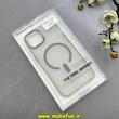 قاب گوشی iPhone 13 / iPhone 14 آیفون مات مگ سیف دار Magsafe Hard اورجینال یونیک کیس Unique Case Focus خاکستری کد 1-15-100215