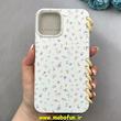 قاب گوشی iPhone 12 Pro Max / iPhone 13 Pro Max آیفون دفترچه ای لاکچری کیس جاکارتی دار طرح گل بهار کد 1-15-100595