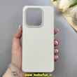 قاب گوشی Redmi Note 14 4G شیائومی چرمی برجسته لدر دیزاین SOFT Lether Design برند Syndee اورجینال طوسی روشن کد 100010