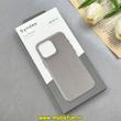 قاب گوشی Redmi Note 14 4G شیائومی چرمی برجسته لدر دیزاین SOFT Lether Design برند Syndee اورجینال طوسی کد 100011