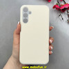 قاب گوشی Galaxy A15 سامسونگ سیلیکونی پاستیلی اورجینال Case پاک کنی داخل مخملی درجه یک شیری کد 100038