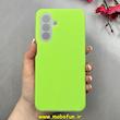 قاب گوشی Galaxy A26 سامسونگ سیلیکونی پاستیلی اورجینال Case پاک کنی داخل مخملی درجه یک سبز فسفری کد 100047