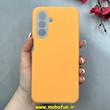 قاب گوشی Galaxy A26 سامسونگ سیلیکونی پاستیلی اورجینال Case پاک کنی داخل مخملی درجه یک نارنجی کد 100048
