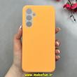 قاب گوشی Galaxy A54 سامسونگ سیلیکونی پاستیلی اورجینال Case پاک کنی داخل مخملی درجه یک نارنجی کد 100053