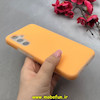 قاب گوشی Galaxy A54 سامسونگ سیلیکونی پاستیلی اورجینال Case پاک کنی داخل مخملی درجه یک نارنجی کد 100053