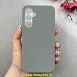 قاب گوشی Galaxy A54 سامسونگ سیلیکونی پاستیلی اورجینال Case پاک کنی داخل مخملی درجه یک طوسی کد 100055