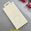 قاب گوشی iPhone 16 Pro آیفون سیلیکونی اورجینال پاک کنی مگ سیف دار Magsafe درجه یک زیربسته سفید کد 100082
