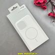 قاب گوشی iPhone 16 Pro Max آیفون سیلیکونی اورجینال پاک کنی مگ سیف دار Magsafe درجه یک زیربسته سفید کد 100087