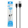 کابل شارژ 110 سانتی متری فست USB to MicroUSB برند KingStar مدل K67A رنگ مشکی کد 30509