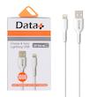 کابل شارژ 1 متری فست USB to Lightning برند DataPlus مدل DP02 رنگ سفید کد 30511