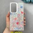 قاب گوشی Galaxy S24 Ultra سامسونگ ماربل هولوگرامی سخت HARD فانتزی دکمه کرومی طرح قلب کد 100162