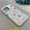 قاب گوشی iPhone 14 Pro Max آیفون ماربل هولوگرامی سخت HARD فانتزی دکمه کرومی طرح قلب کد 100175