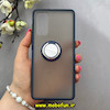 قاب گوشی Galaxy S20 FE سامسونگ پشت مات هولدر دار انگشتی مگنتی سرمه ای کد 93036