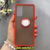 قاب گوشی Galaxy S20 FE سامسونگ پشت مات هولدر دار انگشتی مگنتی قرمز کد 93037