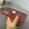 قاب گوشی Galaxy S20 FE سامسونگ پشت مات هولدر دار انگشتی مگنتی قرمز کد 93037