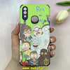 قاب گوشی Galaxy A10S سامسونگ کبریتی چرمی محافظ لنزدار کپسولی طرح Rick & Morty کد 100467