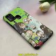 قاب گوشی Galaxy A21S سامسونگ کبریتی چرمی محافظ لنزدار کپسولی طرح Rick & Morty کد 100481