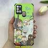 قاب گوشی Galaxy A21S سامسونگ کبریتی چرمی محافظ لنزدار کپسولی طرح Rick & Morty کد 100481