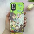 قاب گوشی Galaxy A31 سامسونگ کبریتی چرمی محافظ لنزدار کپسولی طرح Rick & Morty کد 100489