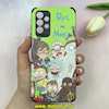 قاب گوشی Galaxy A32 4G سامسونگ کبریتی چرمی محافظ لنزدار کپسولی طرح Rick & Morty کد 100493