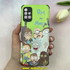 قاب گوشی Galaxy A51 سامسونگ کبریتی چرمی محافظ لنزدار کپسولی طرح Rick & Morty کد 100497
