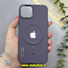 قاب گوشی iPhone 13 / iPhone 14 آیفون چرمی اورجینال Air Case Magsafe بنفش کد 93136