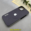 قاب گوشی iPhone 13 / iPhone 14 آیفون چرمی اورجینال Air Case Magsafe بنفش کد 93136