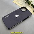 قاب گوشی iPhone 13 / iPhone 14 آیفون چرمی اورجینال Air Case Magsafe بنفش کد 93136