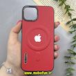 قاب گوشی iPhone 13 / iPhone 14 آیفون چرمی اورجینال Air Case Magsafe قرمز کد 93138