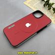 قاب گوشی iPhone 13 / iPhone 14 آیفون چرمی اورجینال Air Case Magsafe قرمز کد 93138